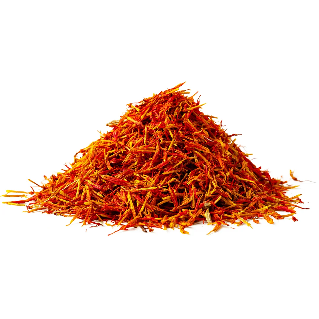 heap-saffron-threads-isolated-white-background